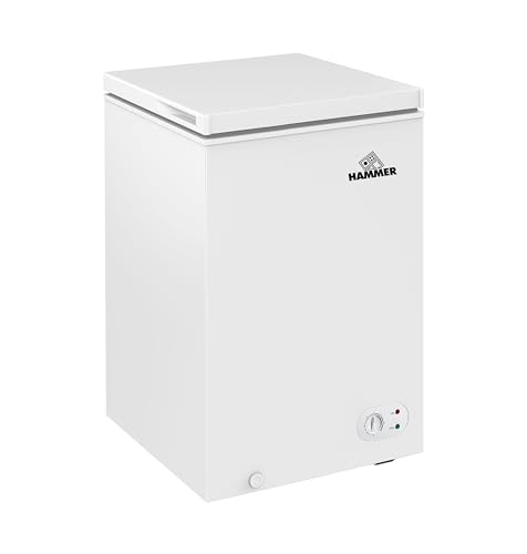 Congelatore a Pozzetto Hammer 100LT Indipendente HC108CNEWH, CLASSE E 55,2x47,5x85,2cm BIANCO