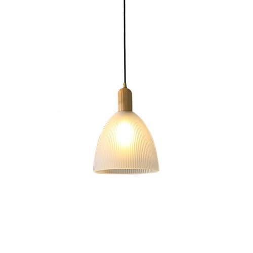 Lampe suspendue E27 anti-éblouissement en verre pour chambre