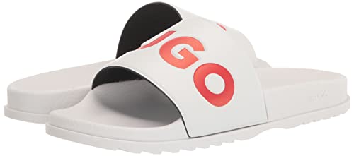 Image of HUGO mens Big Logo Slide Sandals