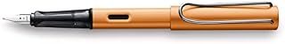 LAMY 1833451 AL-star Fountain Pen 27, Aluminium Fountain Pen in Bronze with Transparent Grip and Steel Nib, EF Nib Size