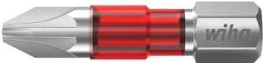 Wiha 42551 Kreuzschlitz-Bit PZ 2 Molybdän-Vanadium-Stahl gehärtet 25St.