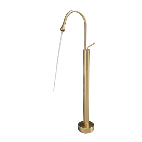 Robinet mitigeur de baignoire autoportant chic pour un bain relaxant