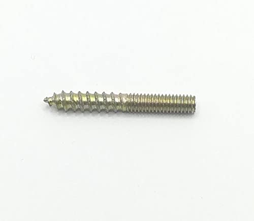 Image of Hanger Bolt M4x30 Double Headed Bolt Self-Tapping Screw for Furniture 20Pcs Bronze