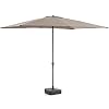 ACAZA staande Parasol in aluminium – Stokparasol van 200×300 cm – taupe