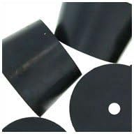 WidgetCo #6 Rubber Stoppers, Rubber Plugs, Tapered, Industrial Grade with 1 Hole (Qty 250)