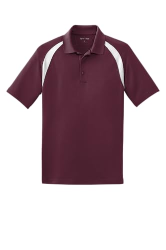 Image of SPORT-TEK Men's Dry Zone Colorblock Raglan Polo