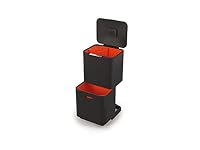 Joseph Joseph Totem Max 60-Litre Waste Separation & Recycling Unit - Carbon Black [Warehouse]