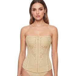 Women's Fully Ribbed Trans Net Corset with Zip Closure & Bra Hook Support | Lightweight Breathable Corset Top for Bridal Wear, Party, Club, Costume, Fashion Styling & Photoshoots-image-47