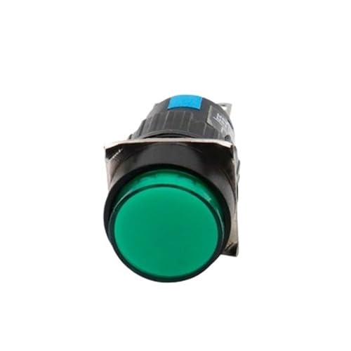 Bouton de maintenance LA16 vert 220V pour réparer et sécuriser vos circuits