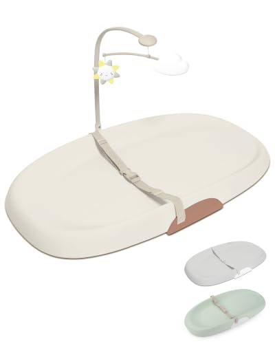 Skip Hop Baby Changing Pad Nursery Style Wipe-Clean Contoured with Cushioned Foam, Non-Skid Base...