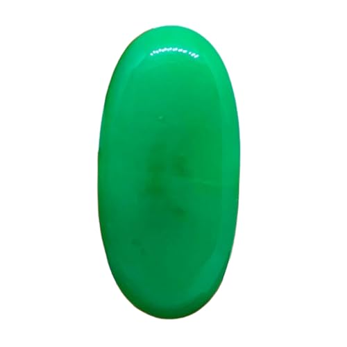 Chrysoprase naturelle ovale 41x19mm pour remplacer une pierre ou personnaliser un pendentif