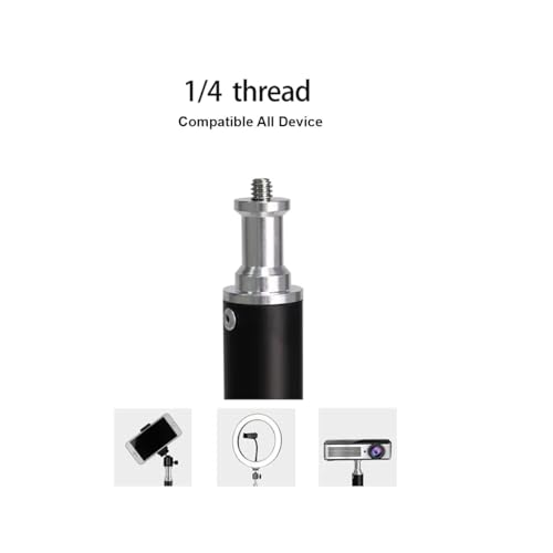 Image of PHOTOMAX Overhead Desk Mount, Tabletop C-Clamp Mount Stand, Adjustable Metal Stand with Standard 1 /4 inch Screw Tip for DSLR Camera, Ring Light, Video Light, Panel Light(CM02)