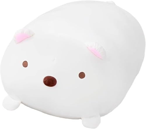 Neboka ぬいぐるみ人形睡眠柔らかく暖かい手枕カバーハンド誕生日プレゼント女性 スーパーもちもち大福クッション 抱きまくら ねこ とかげ しろくま 抱き枕カバー (90CM,C)