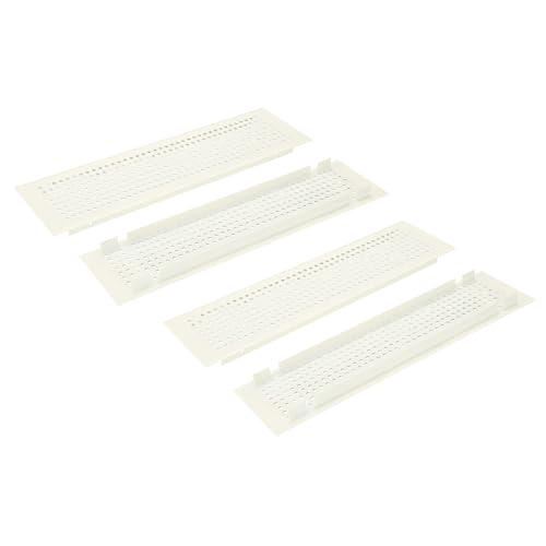 Couvercle d'aération antirouille pour sol et armoire blanche - 2