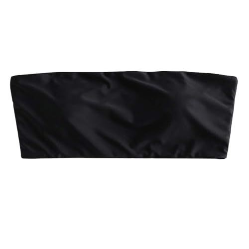 ZAFUL Women's Bandeau Bikini Top Strapless Solid Color Bathing Suit