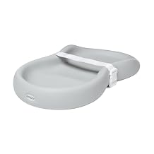 Keekaroo Peanut Changer Grey the Original - Easy-to-Clean Changing pad and the only Shell Over Foam, Fully Water Repellant