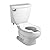 American Standard 2315228.020 Baby Devoro FloWise 10 Inch High Round Front Toilet (Seat is Sold Separately), 1.28 GPF, White