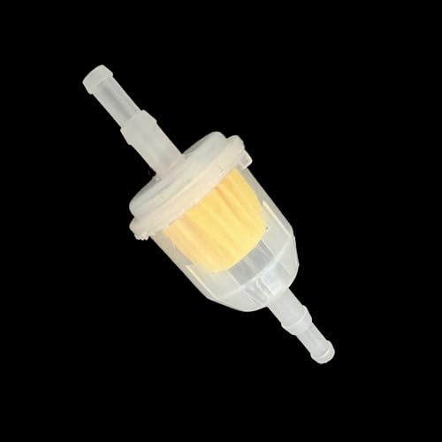 DSkoiph 3 Pack AM116304 25 050 22-S Gas Inline Fuel Filter Fit for John Deere Kohler 120-436 71-5960 120-436 GY20709 For 38666 149-2206-01 21541500 98021 1/4 Inch x 5/16 Inch Fuel Line