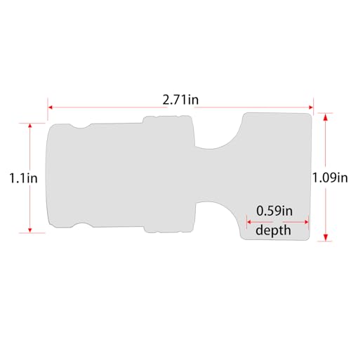 Image of 1 /2 inch Universal Joint Socket.1 /2-Inch Drive Shallow Impact Universal Joint Swivel Socket.Chrome Molybdenum Steel.6 Point, Metric 19mm