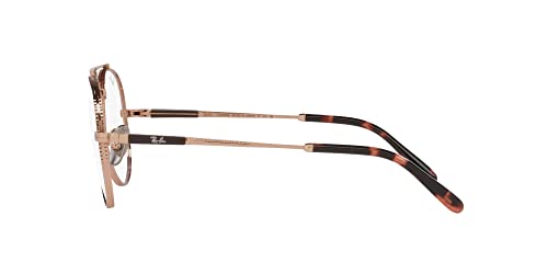 Image of Ray-Ban unisex-adult Rx8225v Aviator Titanium Pilot Prescription Eyewear Frames
