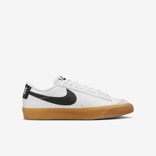 Nike Blazer Low '77 Big Kids' Shoes (DA4074-128, White/Gum Light Brown/Anthracite)3