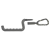 HAWK Tactical Solo Tree Hook | Durable Hunting Accessories 2.75" Hanger Hooks | Holds Up To 60 LB | Easy Screw-In Install | Thread Protector with Carabiner Included