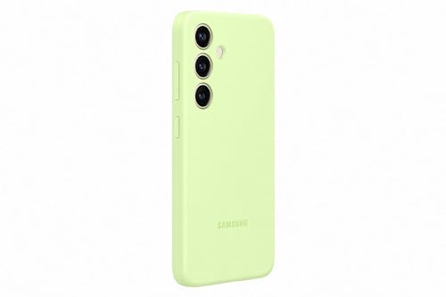 Coque en silicone pour Samsung Galaxy S24 Vert Clair