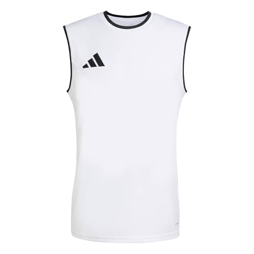 adidas Herren Entrada26 Sleeveless Jersey Shirt White/Black M