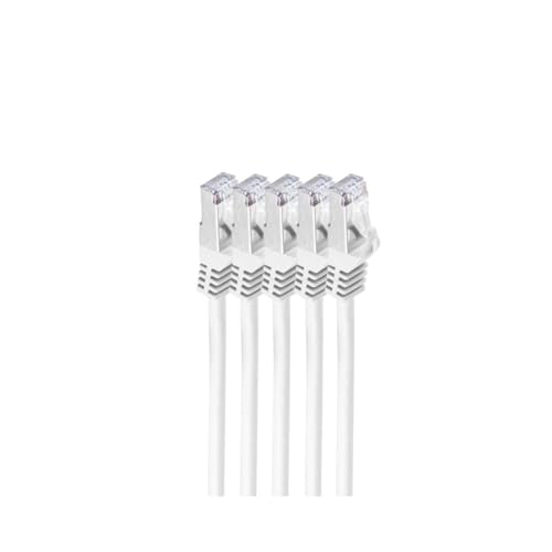 Cable patch RJ45 CAT7 0.25 m blanco miniatura 1