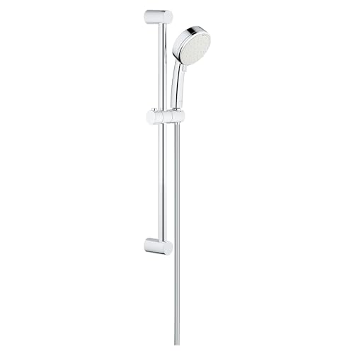 Grohe 26076002 New Tempesta Cosmopolitan 100 2 Spray Shower Rail Set, Starlight Chrome