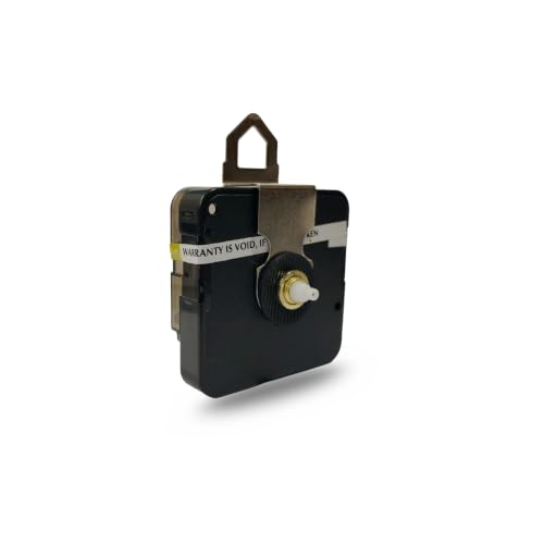 Image of Ajanta Mfg 12mm Ticking Wall Clock Machine Replacement Kit - Durable 'TIK TIK' Quartz Clock Movement Mechanism Set - DIY Repair Parts for Home, Office, and School Clocks (Pack of 1)