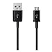 [Pack of 2] Micro USB Cable, High Speed Micro USB to USB Cable,Charging Cord for Samsung Galaxy / Edge, HTC, LG. Black,- Guaranteed Satisfaction.…