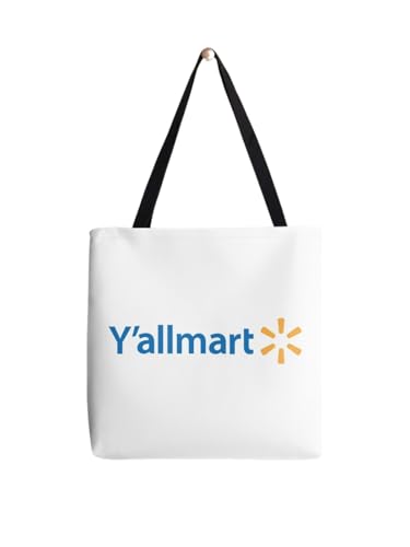 Sac fourre-tout Y'allmart cabas en tissu réutilisable grand volume pour femme
