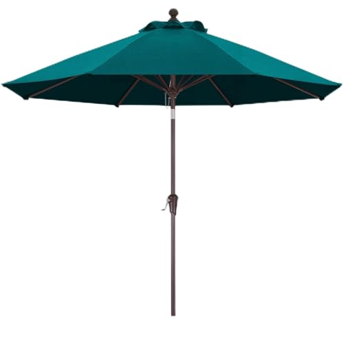 Image of MASTERCANOPY 9ft Olefin 5-Year-Non-Fading Patio Umbrella Bright Blue