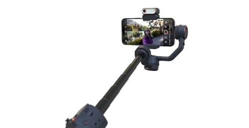 Image of Hohem iSteady M7 Gimbal Stabilizer for iPhone,3-Axis Gimbal w /AI Tracking | Detachable Remote,Extendable Pole,Magnetic Light,Phone Stabilizer for Video Recording - Hohem M6 Kit Upgrade