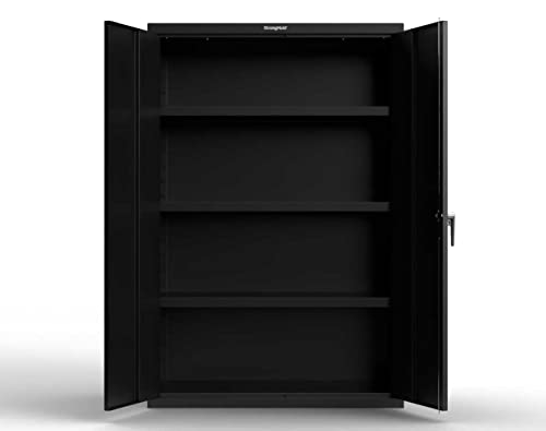 Strong Hold - Heavy Duty 18 GA Cabinet with 3 Shelves - 48 in. W x 24 in. D x 72 in. H