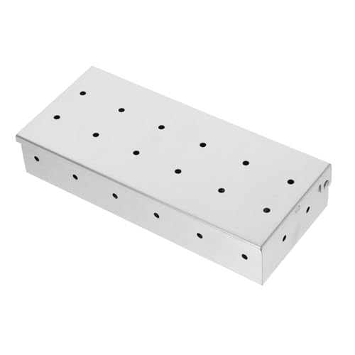 ABOOFAN Scatole Per Affumicatura in Inox Per Contenitore Per Affumicatura Per Barbecue Accessorio