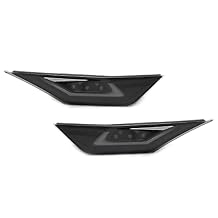 Dual Function DRL + LED Side Marker Light Compatible With 16-20 Civic Type-R - Smoke