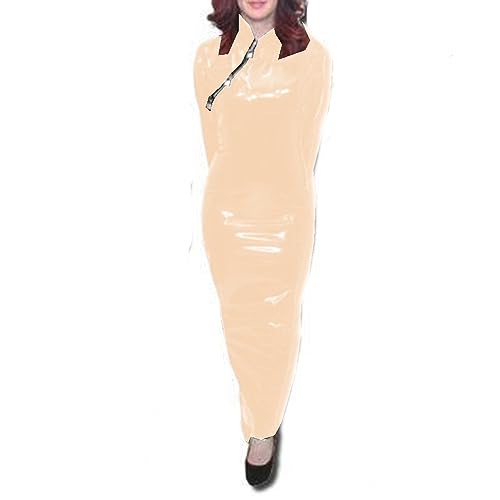 formal dresses with one long sleeve Ashley Lauren 11649 Formal Dresses Nude 6 / Nude