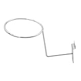 SOPOTUTU 2 Stück Edelstahl Wandhalter für Hüte und Basketballs Rostfrei Langlebig Einfache Montage mit Vorgebohrten Löchern für Kleidungsgeschäfte und Wohnräume Platzsparend und Vielseitig