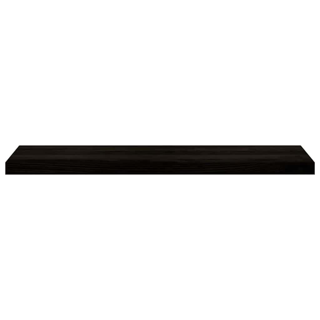 Stopnie schodowe 16 szt. Brązowo-czarny 100x25x2 cm lity dąb