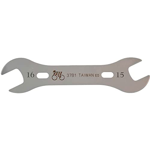 IceToolz 17x18mm Cone Wrench | Cone Spanner | Bike Adusting Tools | Silver