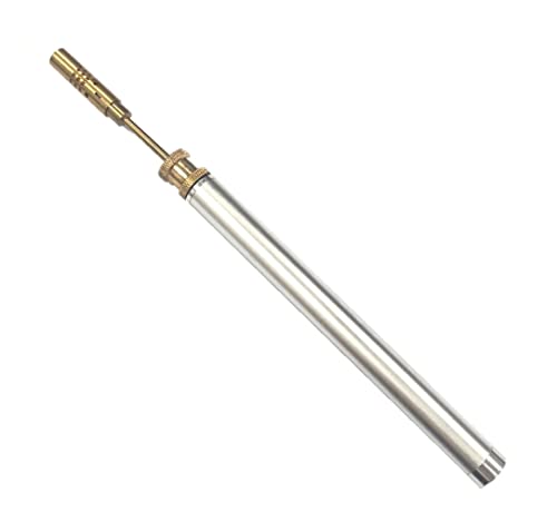 All Splendid Metal Cordless Butane Powered Pencil Torch, Without Piezo Ignition, Super Light, Butane Torch for Crafting (8Lx0.5Wx0.5H)