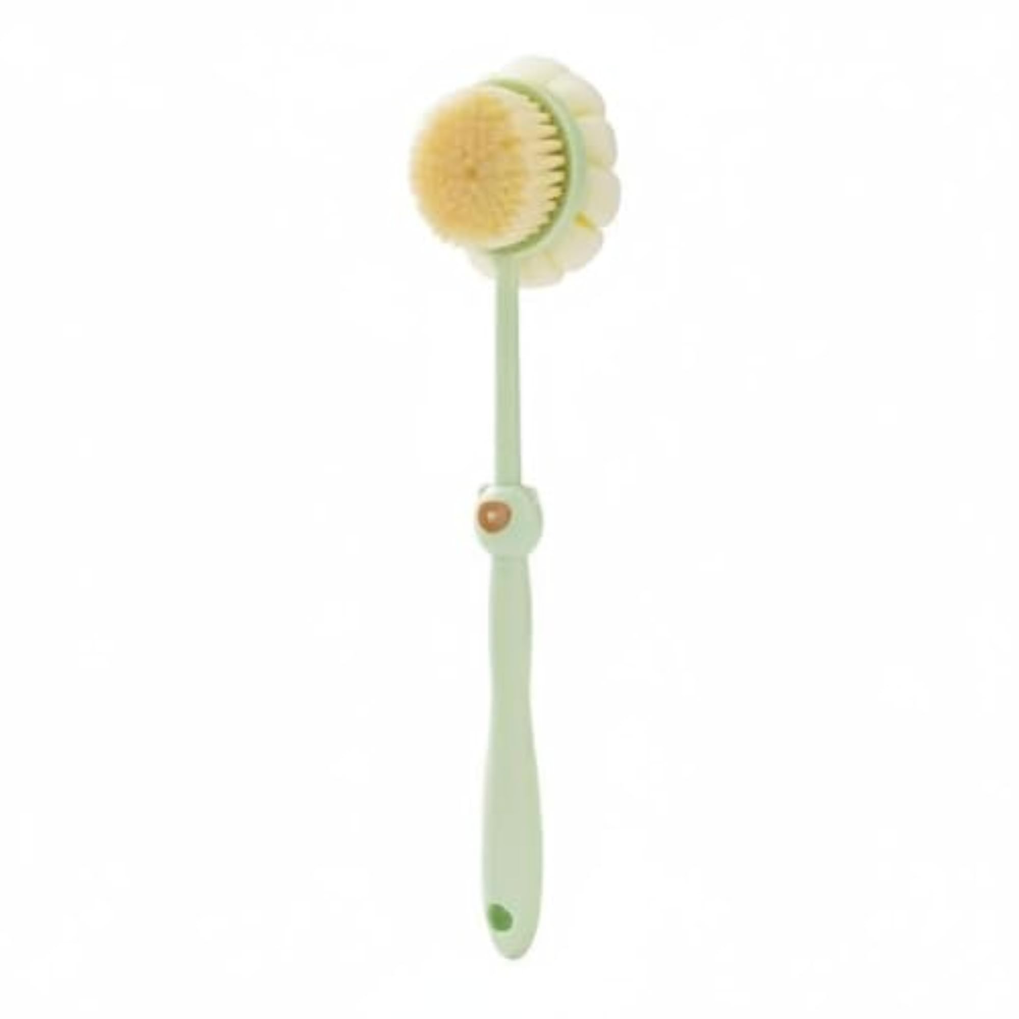 Soft Bristles 2-in-1 Shower Brush, Easy to Clean Double-Sided