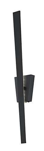 Preisvergleich Produktbild Trio Leuchten Zita 225870132 LED Wandleuchte, Metall, 6 Watt, Schwarz Matt