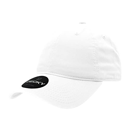 Casquette Decky 7005-wht blanche avec visière rigide pour enfant