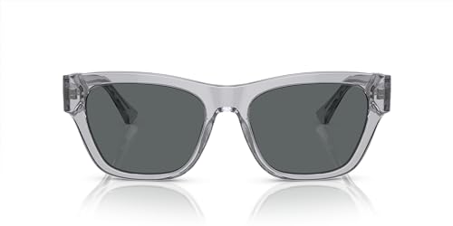Image of Versace Man Sunglasses Havana Frame, Dark Grey Lenses, 55MM