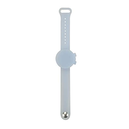 Beststar - Desinfectante de manos de silicona recargable, dispensador de pulsera desinfectante de mano, soporte de gel desinfectante de viaje, dispensador de líquidos portátil para adultos, niños