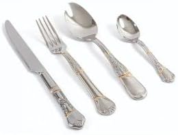 Seletti Kintsugi Cutlery Set - 4 Pices in Steel and Gold