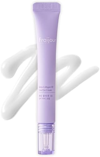 Fraijour Retin-Collagen 3D Core Eye Cream – Anti-Aging Eye Cream with Bakuchiol & 7 Collagens, Firms & Hydrates Delicate Areas, Lightweight & Non-Irritating, For All Skin Types, 0.51 fl.oz.